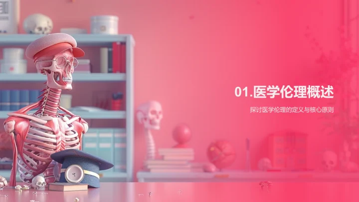 医学伦理教学PPT模板