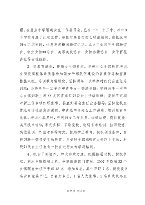 我县党建带妇建工作思路调研报告.docx