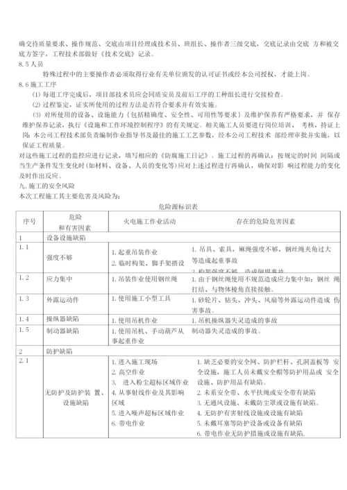 电厂防腐保温施工方案.docx