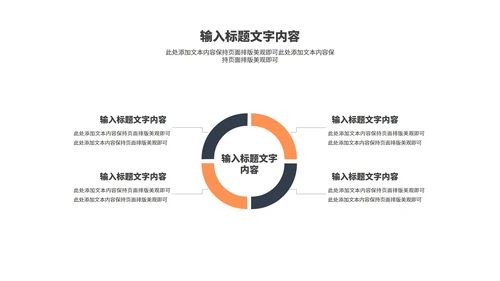 黑色简约风年终工作总结汇报PPT模板