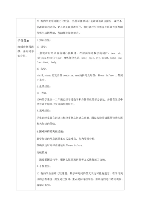 Module 6 Unit 2 There is a small monster  第一课时教案