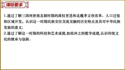 第四单元 三国两晋南北朝时期：政权分立与民族交融 复习课件