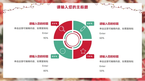 圣诞节日活动策划PPT模板