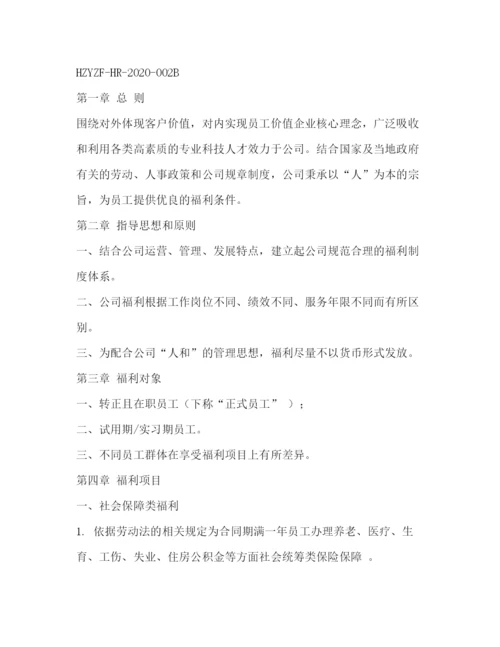 精编之公司福利制度.docx