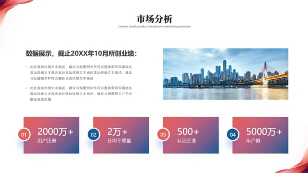 追求卓越共创未来产品发布会通用PPT模板