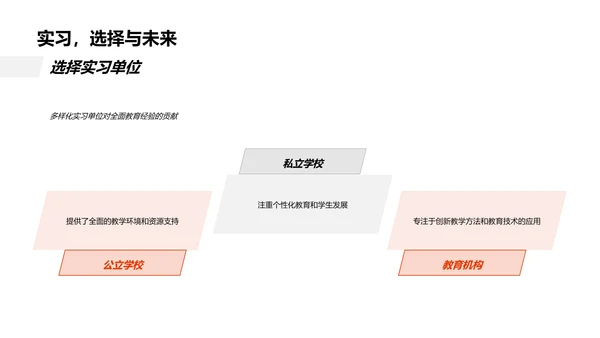 实习报告与教育展望PPT模板