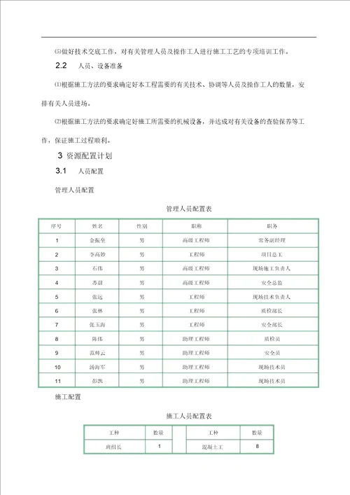 预应力锚杆框架梁施工组织规划方案