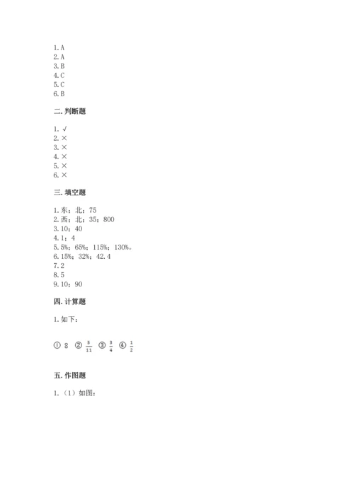 小学数学六年级上册期末测试卷含完整答案【全优】.docx