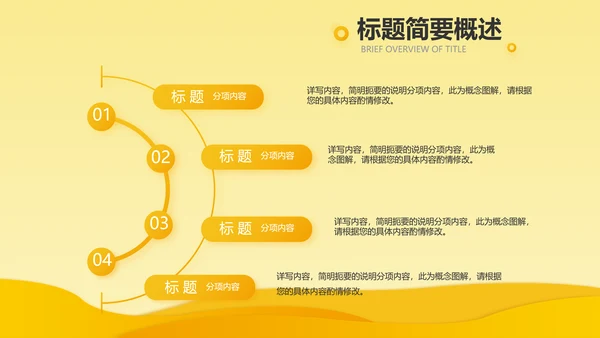 橙色时尚工作总结汇报商务动态PPT