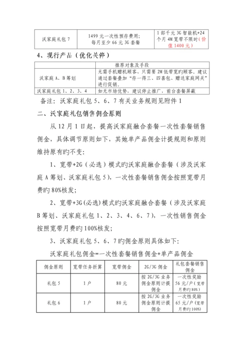 沃家庭礼包营销执行落地专题方案.docx