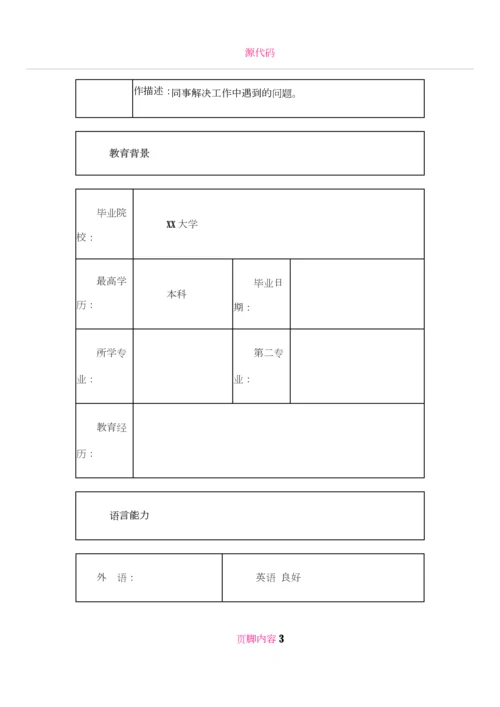 java-高级工程师个人简历模板1.docx