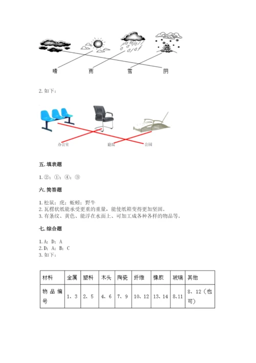 教科版二年级上册科学期末测试卷精品【预热题】.docx