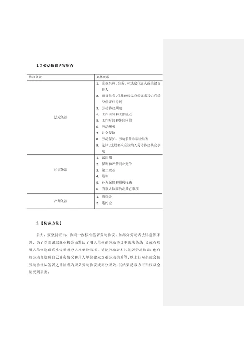 2021年人力资源管理法律风险与防范管理综合手册