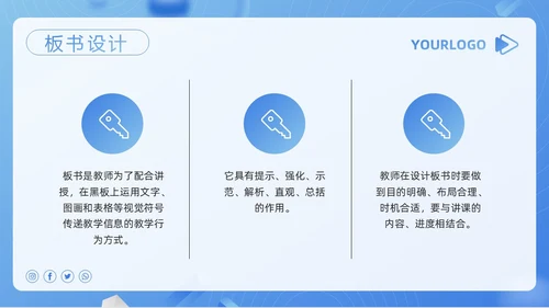 蓝色简约安全教育教学设计PPT模板宣传PPT动态PPT
