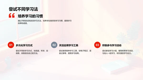 提升学习效率PPT模板