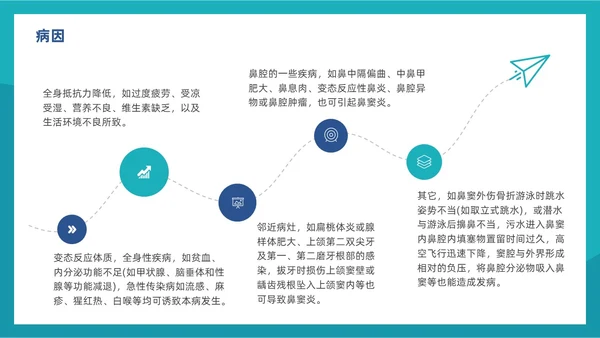 鼻窦炎的护理实拍商务PPT鼻炎