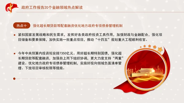 学习2025年全国两会20个金融领域热点党课ppt