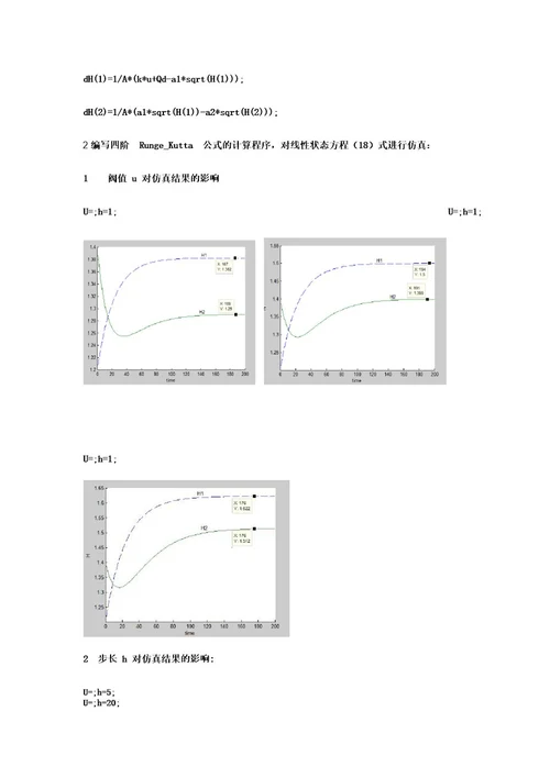 控制系统仿真实验报告