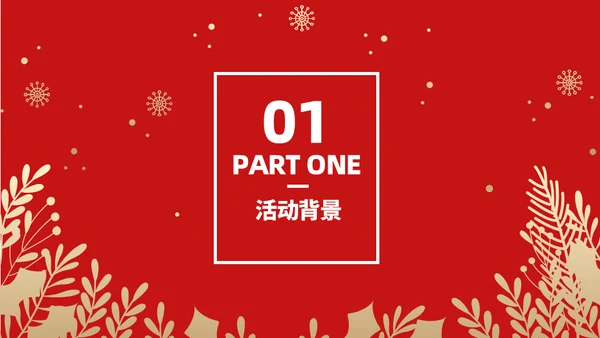 圣诞节狂欢礼物礼品营销活动通用PPT模板