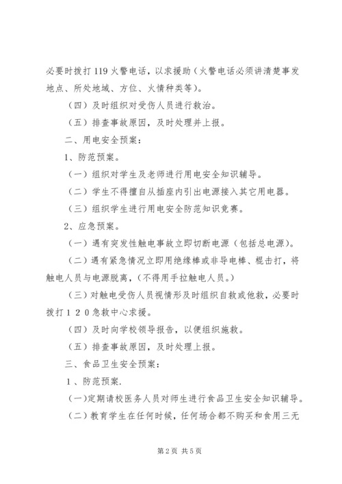 学校安全事故应急预案 (19).docx