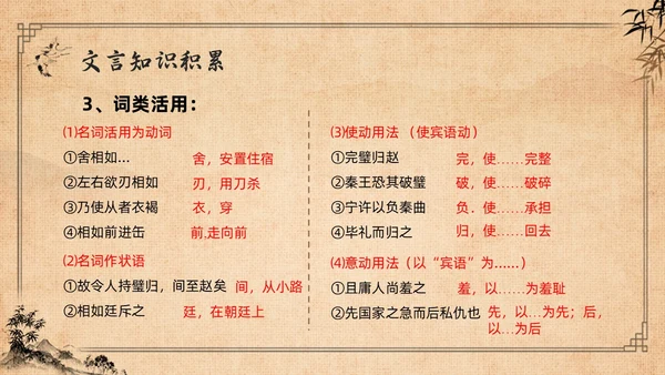 棕色复古高二语文必修四PPT课件廉颇蔺相如列传PPT模板宣高二语文必修课件