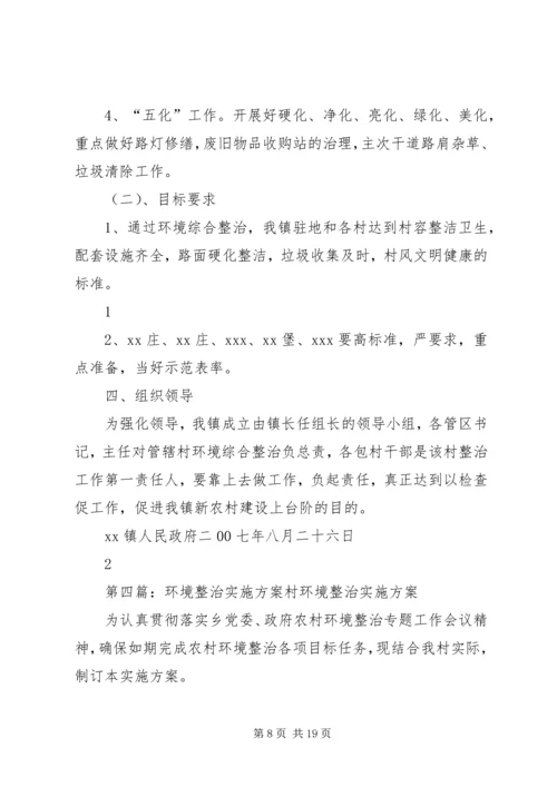 镇墟环境整治实施方案.docx