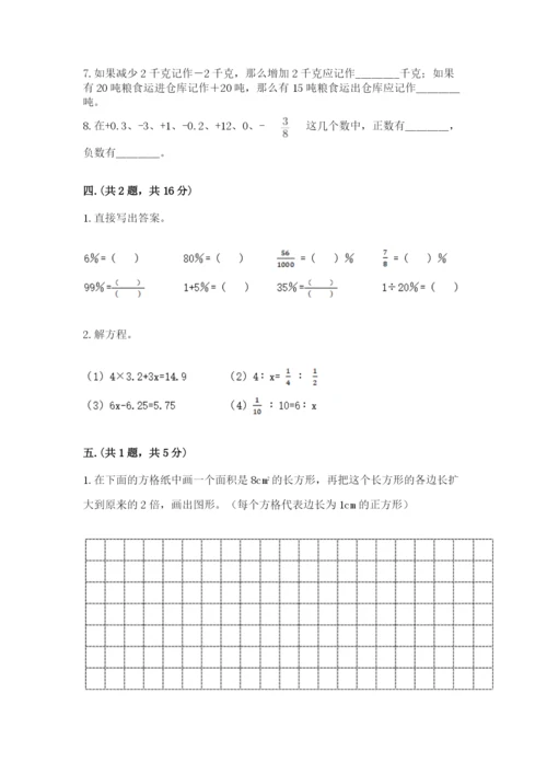 小学六年级数学毕业试题附完整答案（名师系列）.docx