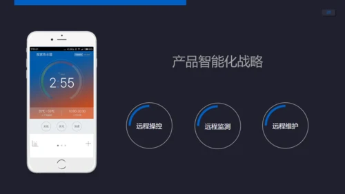 蓝黑大气商务风品牌介绍通用PPT模板