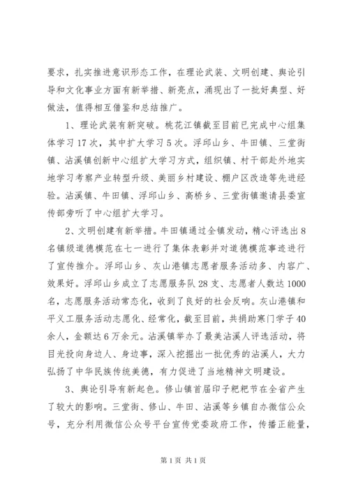 落实意识形态工作督查情况报告.docx