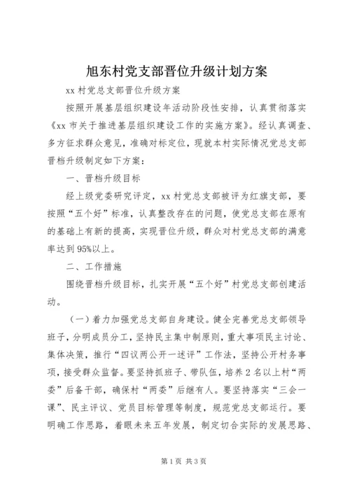 旭东村党支部晋位升级计划方案 (3).docx