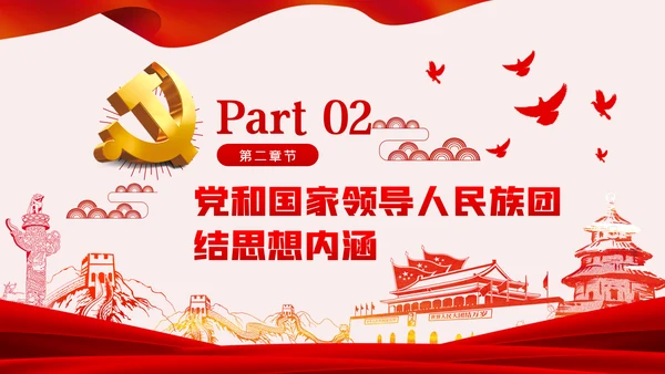 立足本职岗位维护民族团结党课PPT模板