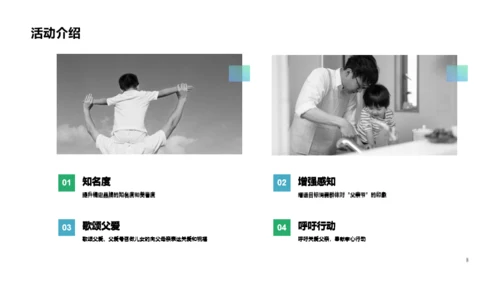蓝色父亲节营销活动策划方案PPT案例