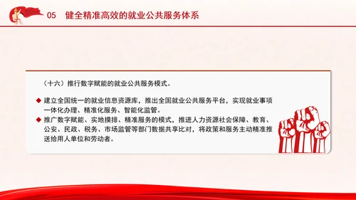 关于实施就业优先战略促进高质量充分就业的意见全文学习PPT