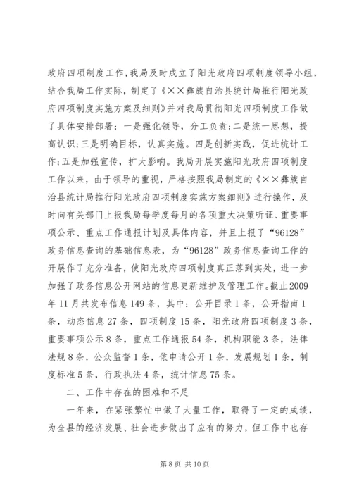 统计局年度工作总结及工作计划.docx