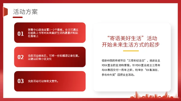 国色生香暖心回家住房交付仪式活动方案通用PPT模板
