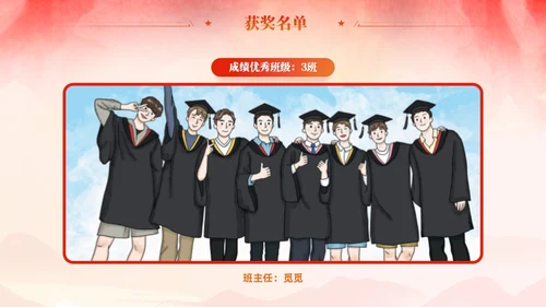 期中考试表彰大会优秀班集体表彰大会主题班会党课活动通用PPT期中