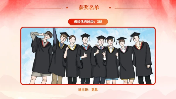 期中考试表彰大会优秀班集体表彰大会主题班会党课活动通用PPT期中