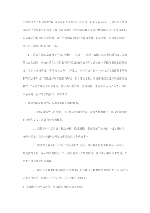 小学文明创建工作实施方案.docx