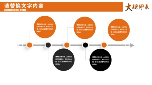 云南大理印象通用PPT模板