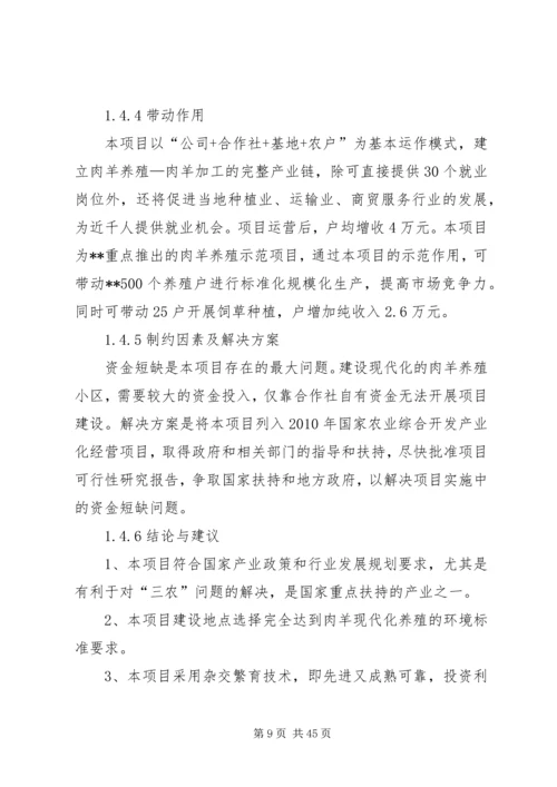 羊叉河综合方案可行性研究报告 (3).docx