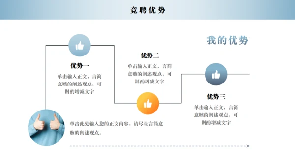 励志人生岗位竞聘通用PPT模板