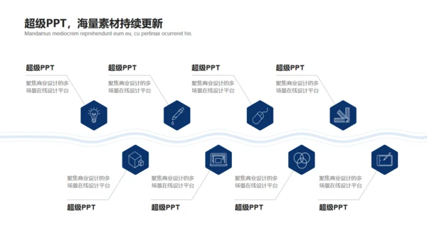 分子吧放大镜化学研究实验室社团通用PPT模板