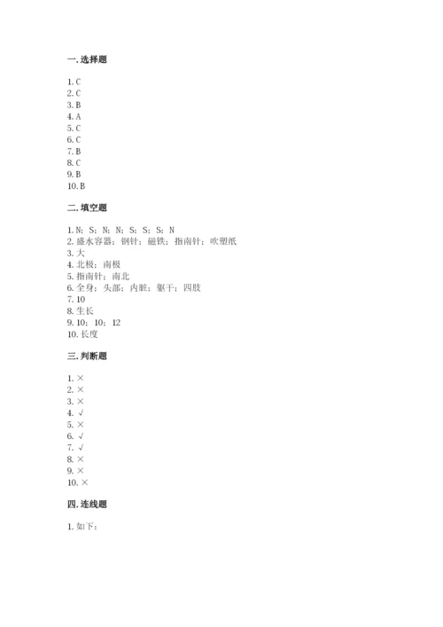 教科版小学科学二年级下册 期末测试卷附参考答案【达标题】.docx