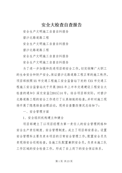 安全大检查自查报告 (3).docx