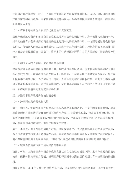 论房产税改革对房价的调控作用.docx