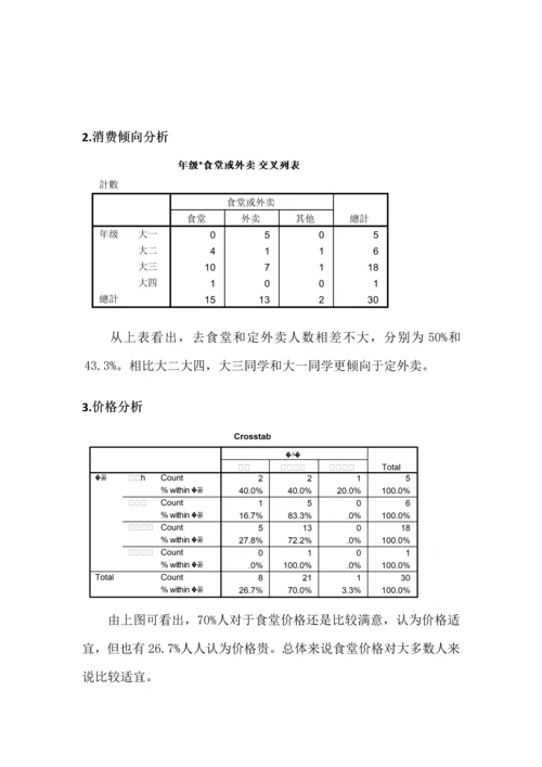 市场调查食堂满意度调查分析报告.docx
