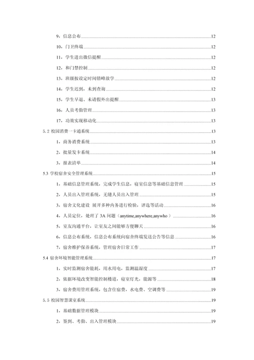 校园安全智慧管理平台解决专项方案.docx