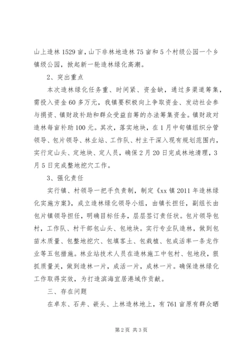 乡镇植树造林绿化活动总结.docx