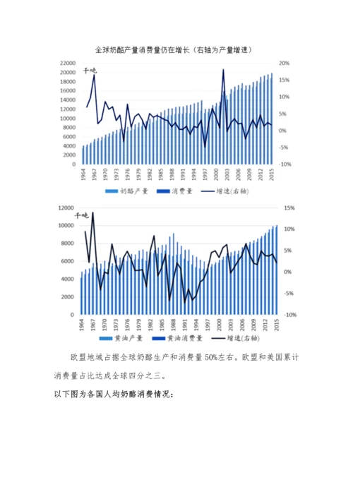 乳制品行业报告模板.docx