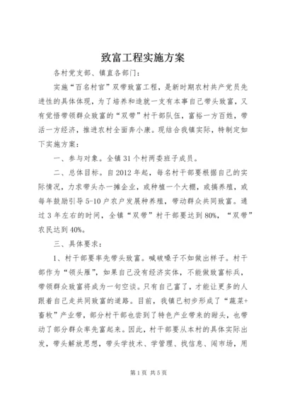 致富工程实施方案.docx